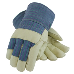 Thinsulate Lined Pigskin Leather Palm Gloves w/ Fabric Back from PIP