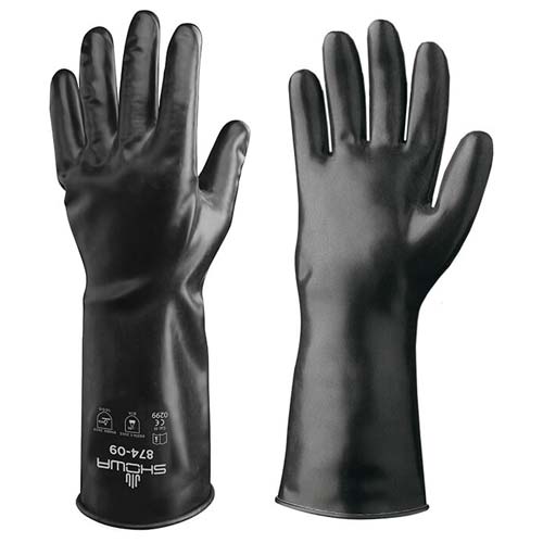 Showa 874 Unlined Butyl Rubber Glove from Showa-Best Glove
