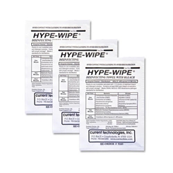 HYPE-WIPE Bleach Towelette from Current Technologies