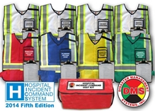 HICS 2014 Command Vest Kit - 8 Position for Small Hospitals from Disaster Management Systems