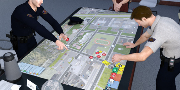 SimTac City Tabletop Training Kit from Disaster Management Systems