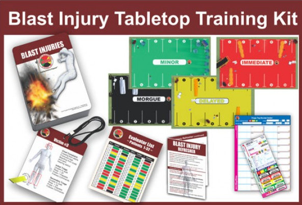 Enhanced Blast Injury Tabletop Training Kit 