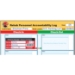 Fire REHAB Personnel Accountability Log Receipt Holder - DMS-06228