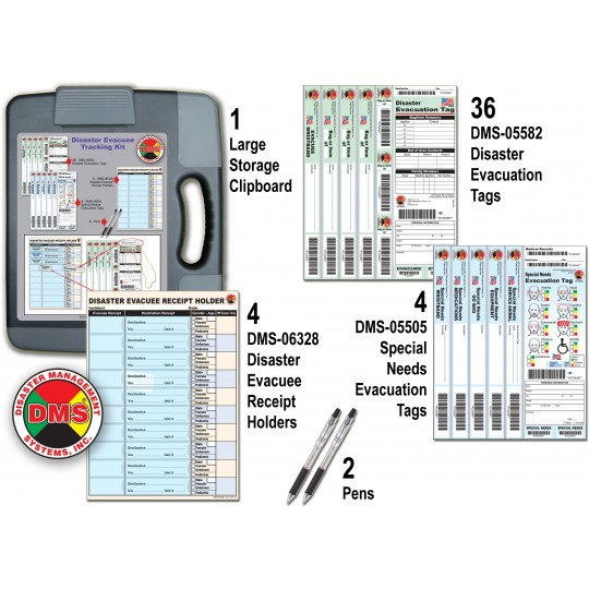 Disaster Evacuee Tracking Kit from Disaster Management Systems