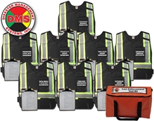 NIMS/ICS Law Enforcement Vest Kit from Disaster Management Systems