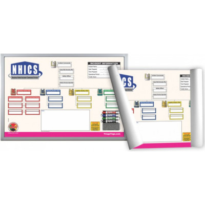 Nursing Home Dry Erase Incident Command Board from Disaster Management Systems