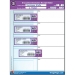 Evac123 Destination Step 3 Receipt Holder Refill Pack from Disaster Management Systems