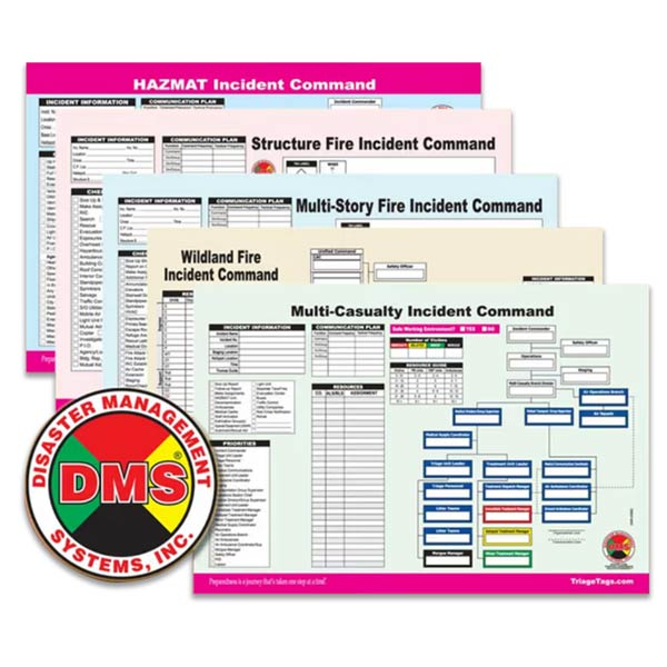 Multi-Hazard Incident Command Worksheet Multi-Pack from Disaster Management Systems