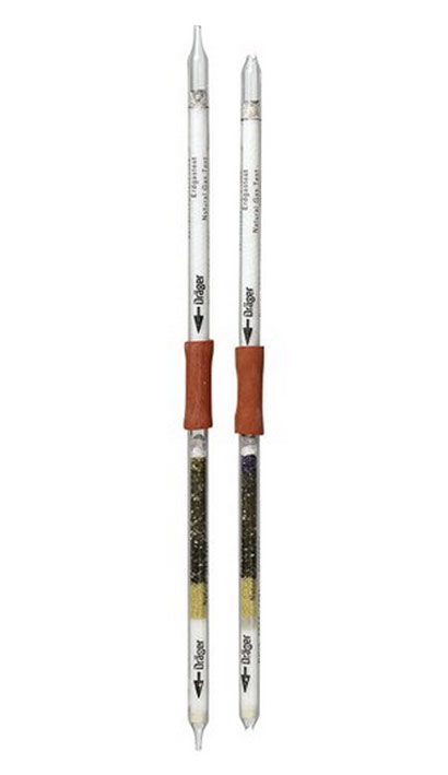 Natural Gas Test Detection Tubes - Qualitative from Draeger