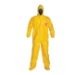 Tychem  2000 Coverall w/ Attached Hood & Socks - QC122T  YL  00