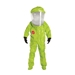 Tychem 10000 Level A Suit w/ Viton Glove, Expanded Back, Front Entry - TK554T  LY  5C