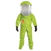 Tychem 10000 Level A Encapsulated Suit (NFPA 1994, Class 2) w/ Expanded Back, Rear Entry - TK613T  LY  00