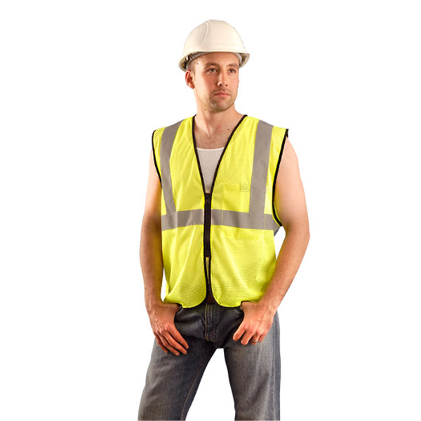 Value Mesh Safety Vest w/ Zip Front from Occunomix