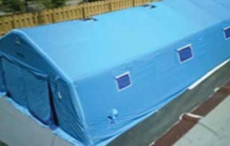FSI DAT Series Pneumatic Shelter 37' W x 50' L x 13'H from FSI