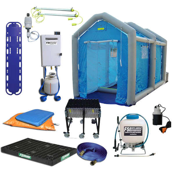 1 Line Mass Casualty Decontamination Shower System from FSI