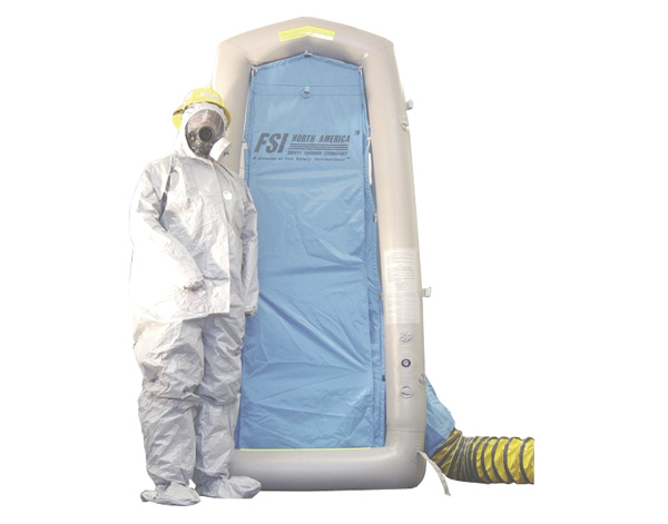 Portable Pneumatic Decon Shower System from FSI