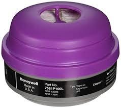 North Organic Vapor Cartridge with a P100 Particulate Filter, N-Series from Honeywell