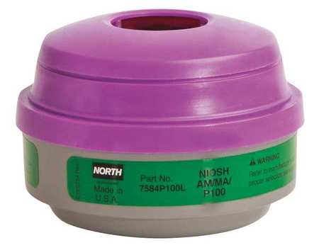 North Ammonia, Methylamine Cartridge with P100 Particulate Filter, N-Series from Honeywell