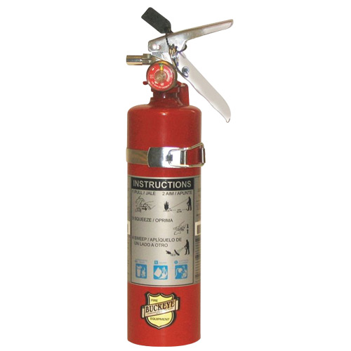 2.5 lb ABC Dry Chemical Fire Extinguisher w/ Vehicle Bracket from Buckeye