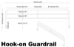 Bunk Bed Guardrail, 53" - Guardrail 53