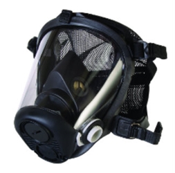 North RS6500 Full Face Respirator w/ Mesh Headnet from Honeywell
