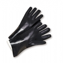 12" Rough Jersey PVC, Glove Sandpaper Grip from PIP