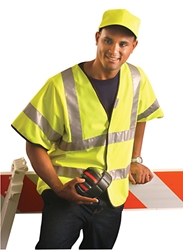 Solid Dual Stripe Safety Vest from Occunomix