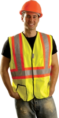Solid Two-Tone Safety Vest from Occunomix
