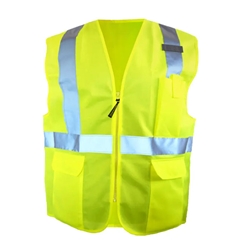 Premium Solid Safety Vest from Occunomix