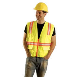 Classic Solid Two-Tone Vest from Occunomix
