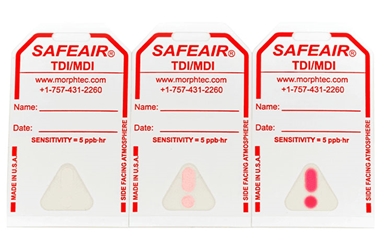 SafeAir TDI / MDI Detection Badges from Morphix Technologies