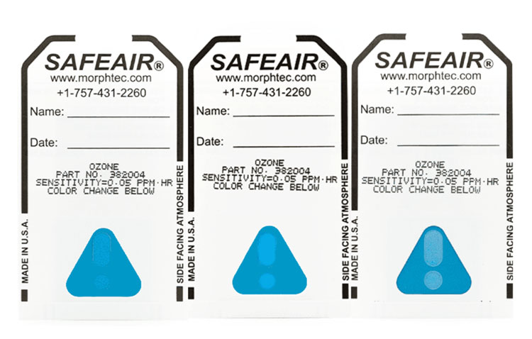 SafeAir Ozone Detection Badges from Morphix Technologies