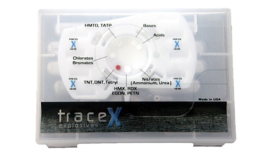 TraceX Explosive Detection Kit from Morphix Technologies