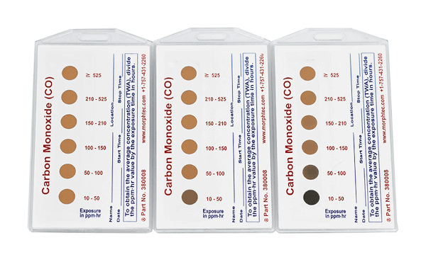 Carbon Monoxide ChromAir Chemical Exposure Monitoring Badges 380008-10