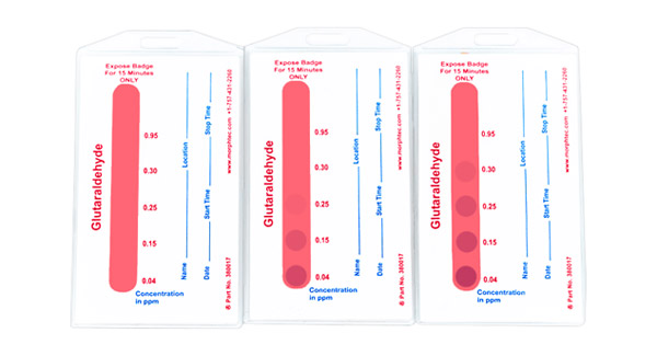 Glutaraldehyde ChromAir Chemical Exposure Monitoring Badges 380017-10