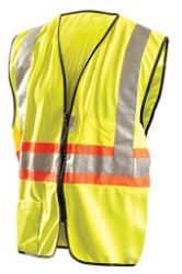 Expandable Two Tone Zipper Vest Class 2 from Occunomix