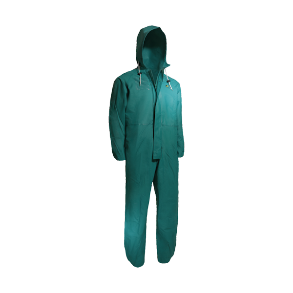 Chemtex Coverall w/ Attached Hood and Inner Cuffs from Dunlop Boots