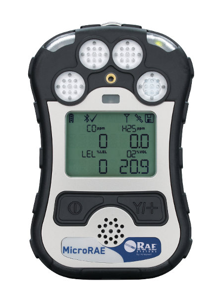 MicroRAE Gas Detector for O2/LEL/CO/H2S from RAE Systems by Honeywell