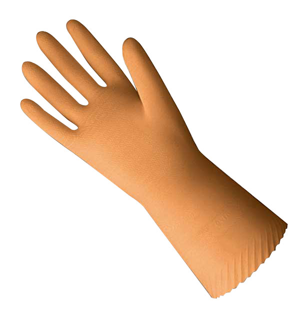 Showa 700 Flock-lined Natural Rubber Chemical Resistant Gloves from Showa Glove