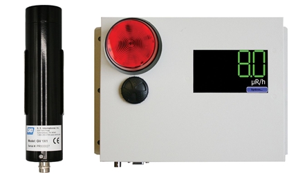 AM-1X1 Radiation Alert Area Monitor w/ External Scintillation Probe from S.E. International