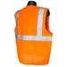 Economy Class 2 Safety Vest Orange Solid