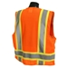 SV6-2ZOM Orange Mesh Safety Vest