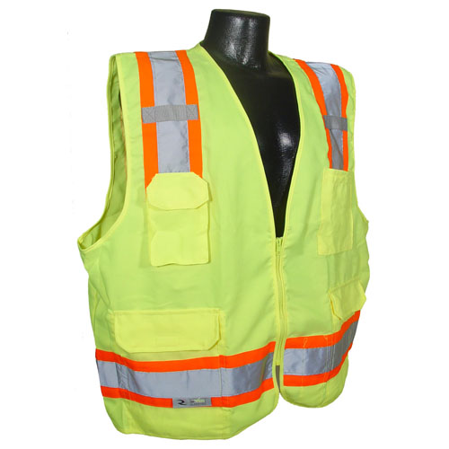 Heavy Duty Solid Twill Surveyor Vest, Class 2 from Radians