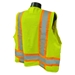 SV6G Green Solid/Mesh Safety Vest