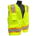 SV6G Green Solid/Mesh Safety Vest
