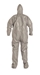 Tychem  6000 Coverall w/ Resp. Fit Hood, Elastic Wrists, Attached Socks - TF169T GY 00