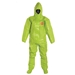 Tychem 10000 Coverall w/ Respirator Fit Hood, Elastic Wrists, Attached Socks & Outer Boot Flaps from DuPont