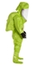 Tychem 10000 Level A Encapsulated Suit w/ Expanded Back, Front Entry - TK554T  LY  00