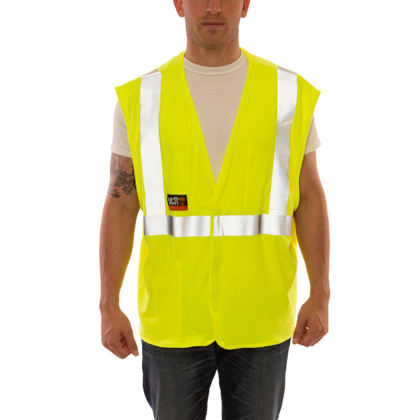 Job Sight FR High Visibility Safety Vest from Tingley