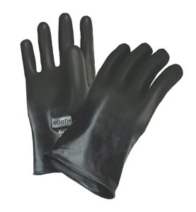 North Butyl Gloves 16 mil, 11" Smooth Finish Glove from North by Honeywell